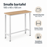 Belangrijkste voordelen en eigenschappen van smalle bartafel