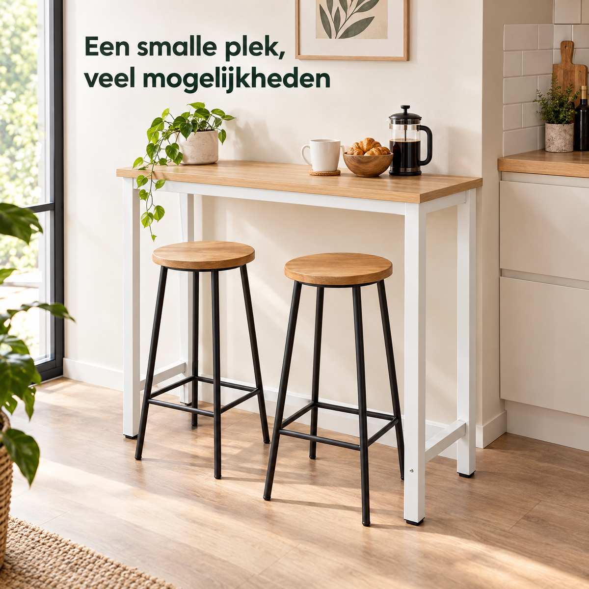smalle bartafel in gebruik in een passende praktijksituatie
