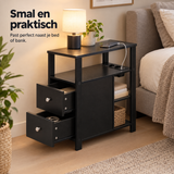 smalle bijzettafel in gebruik in een passende praktijksituatie