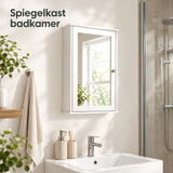 spiegelkast badkamer in gebruik in een passende praktijksituatie