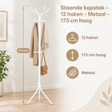 Afmetingen en productspecificaties van staande kapstok