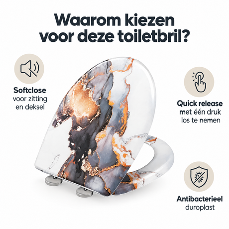 Belangrijkste voordelen en eigenschappen van toiletbril met softclose