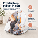 Praktische toepassing en keuzehulp voor toiletbril met softclose