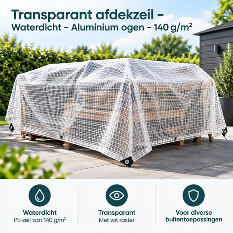 Praktische toepassing en keuzehulp voor transparant afdekzeil
