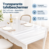 Praktische toepassing en keuzehulp voor transparante tafelbeschermer