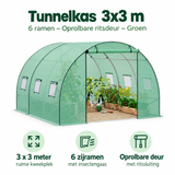 Belangrijkste voordelen en eigenschappen van tunnelkas 3x3