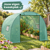 tunnelkas 3x3 in gebruik in een passende praktijksituatie