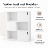 Belangrijkste voordelen en eigenschappen van vakkenkast met 6 vakken