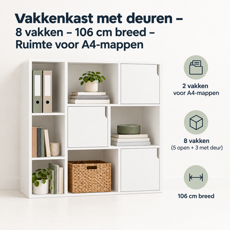Belangrijkste voordelen en eigenschappen van vakkenkast met deuren