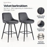 Belangrijkste voordelen en eigenschappen van velvet barkrukken