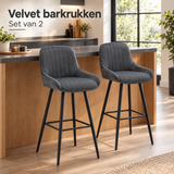 velvet barkrukken in gebruik in een passende praktijksituatie