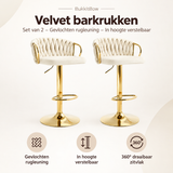 Overzicht van velvet barkrukken met de belangrijkste productvoordelen