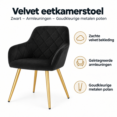 Belangrijkste voordelen en eigenschappen van velvet eetkamerstoel