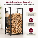 Belangrijkste voordelen en eigenschappen van verstelbaar brandhoutrek