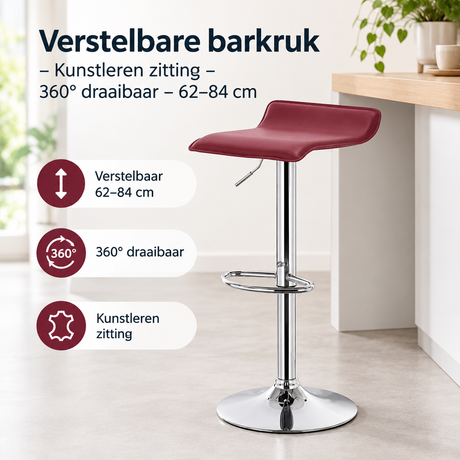 Praktische toepassing en keuzehulp voor verstelbare barkruk