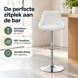 Praktische toepassing en keuzehulp voor verstelbare barkruk met rugleuning