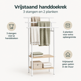 Belangrijkste voordelen en eigenschappen van vrijstaand handdoekrek