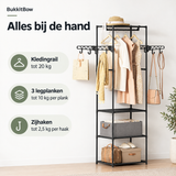 Belangrijkste voordelen en eigenschappen van vrijstaand kledingrek