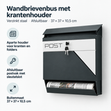 Belangrijkste voordelen en eigenschappen van wandbrievenbus met krantenhouder