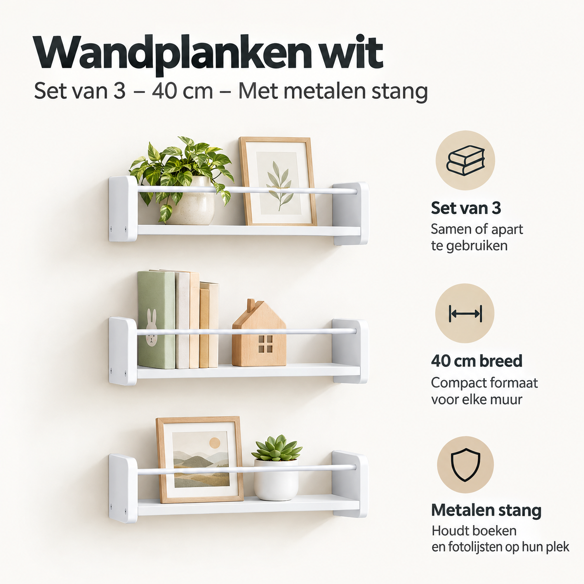 Belangrijkste voordelen en eigenschappen van wandplanken wit