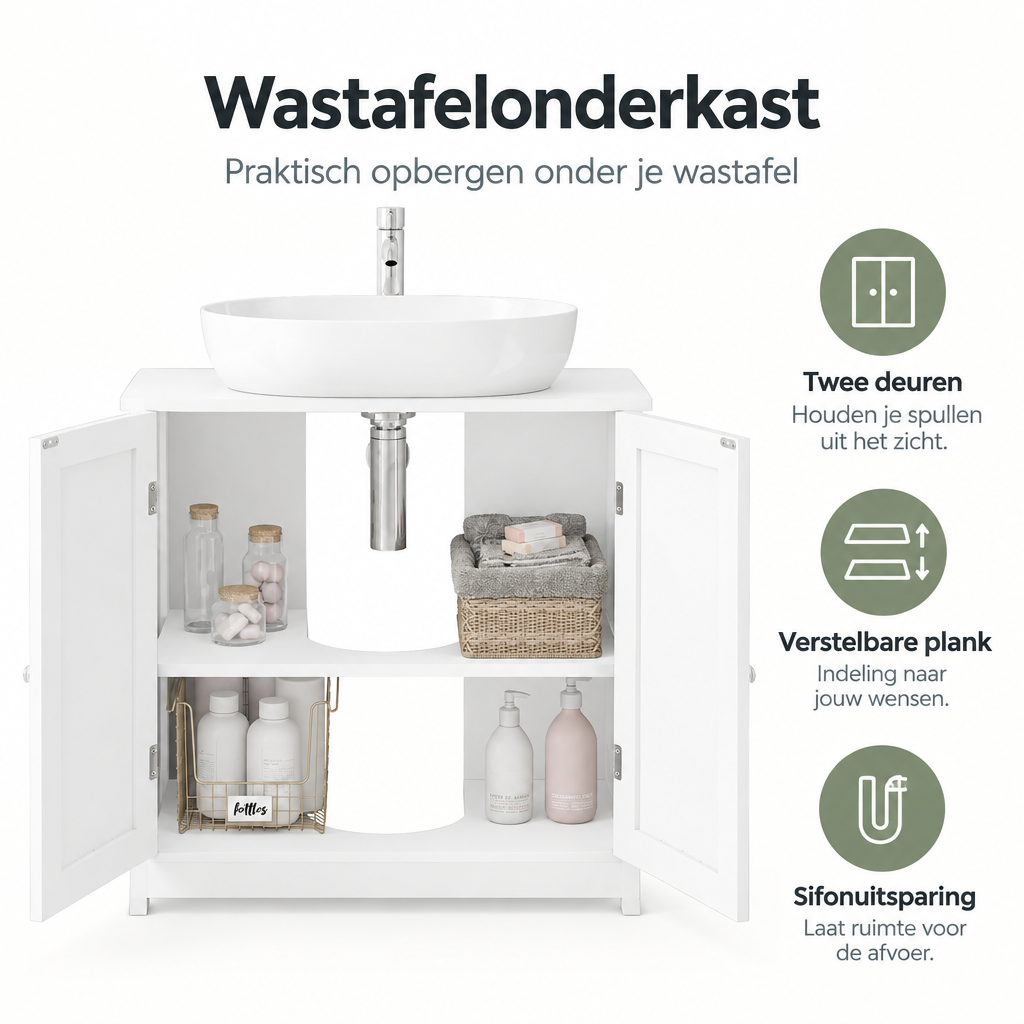 Belangrijkste voordelen en eigenschappen van wastafelonderkast
