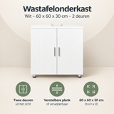 Overzicht van wastafelonderkast met de belangrijkste productvoordelen