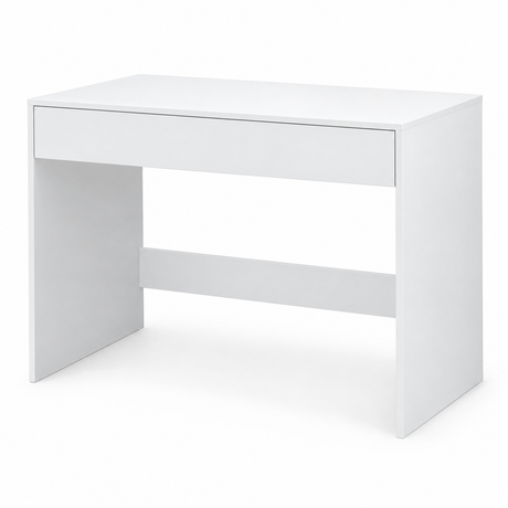 wit bureau met lade productfoto op neutrale achtergrond