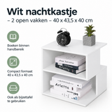 Belangrijkste voordelen en eigenschappen van wit nachtkastje