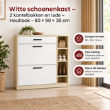 Praktische toepassing en keuzehulp voor witte schoenenkast