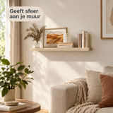 zwevende wandplank in gebruik in een passende praktijksituatie