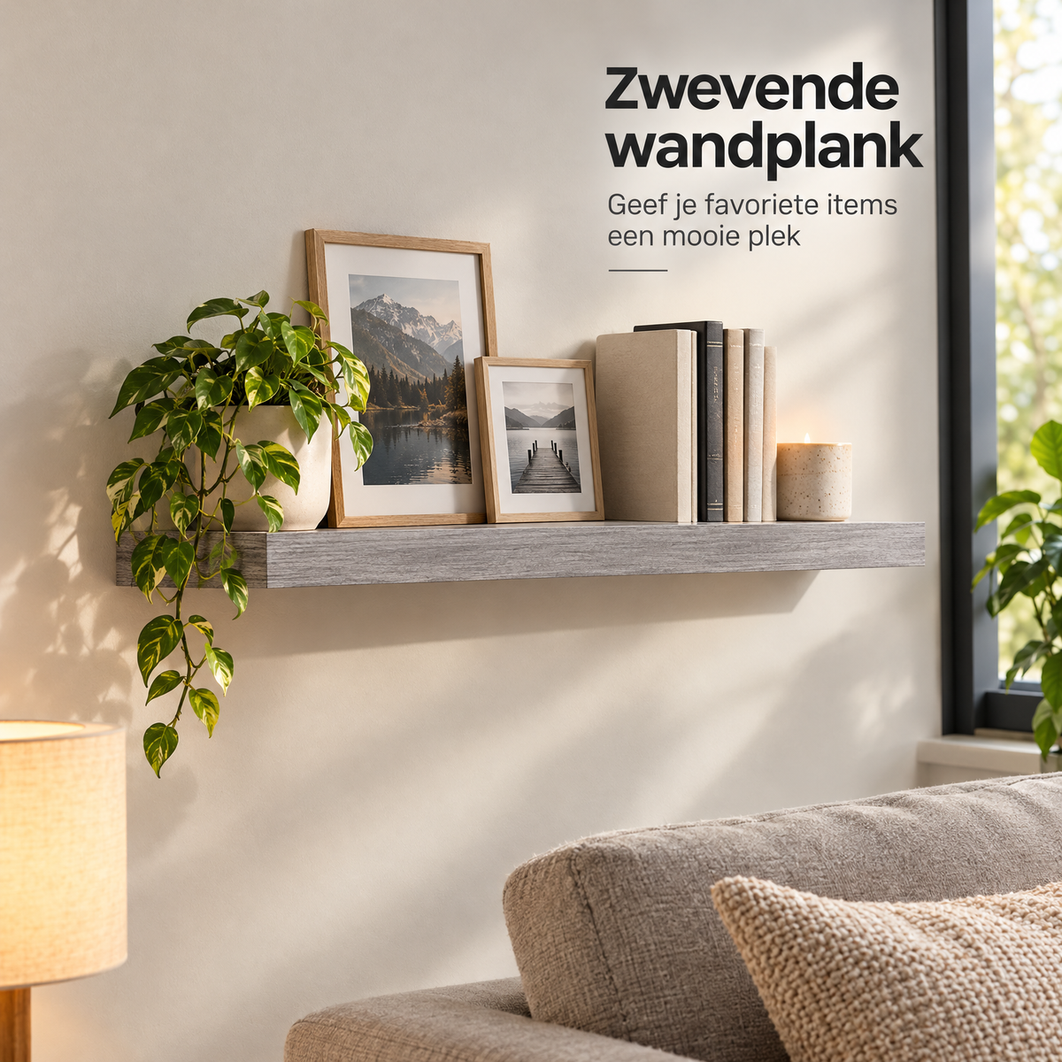 zwevende wandplank in gebruik in een passende praktijksituatie